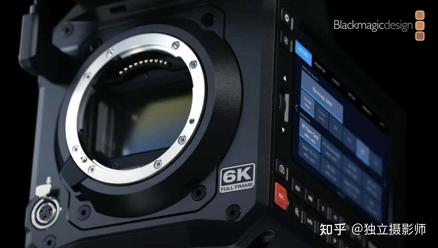 blackmagic pyxis 6k共有三款型号,可选l卡口,pl或