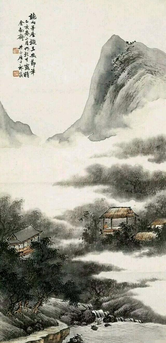 十足的北艺术家 难得的青绿山水