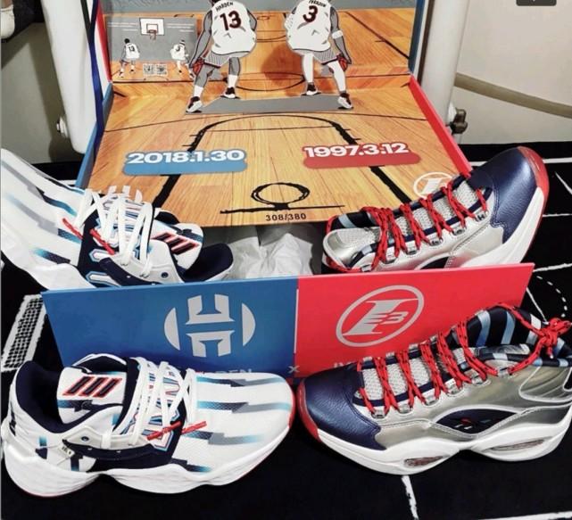 看了哈登5的细节图童鞋跑步鞋篮球鞋