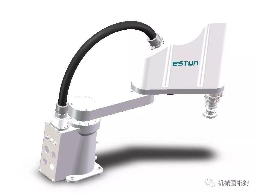 機器人埃斯頓scale機器人3d模型圖紙solidworks設計