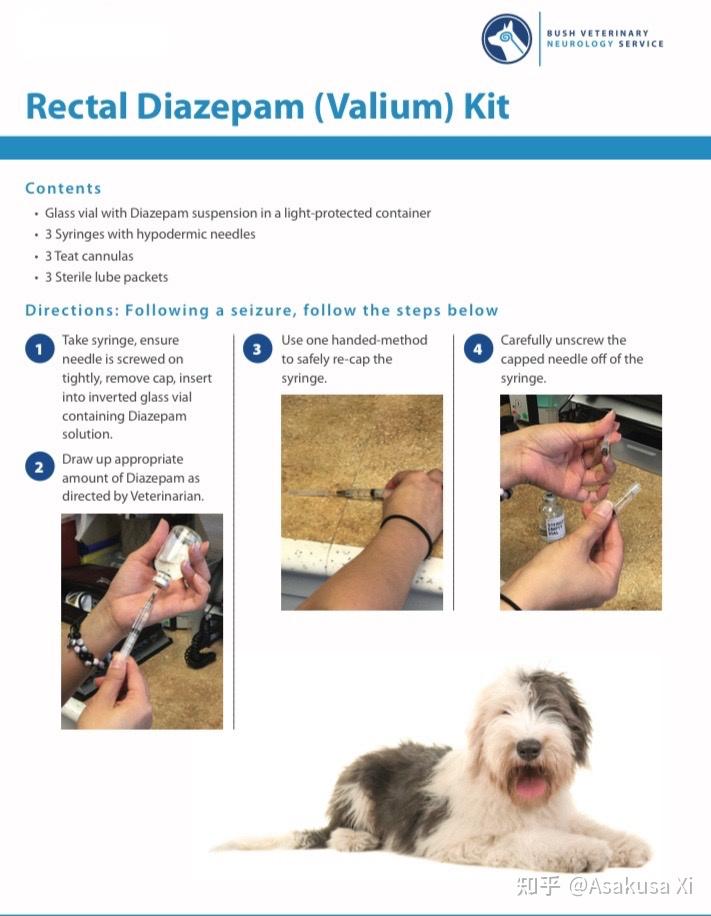 狗狗癫痫急救药之地西泮针剂
