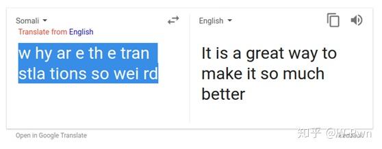 谷歌翻译也 发疯 了 知乎