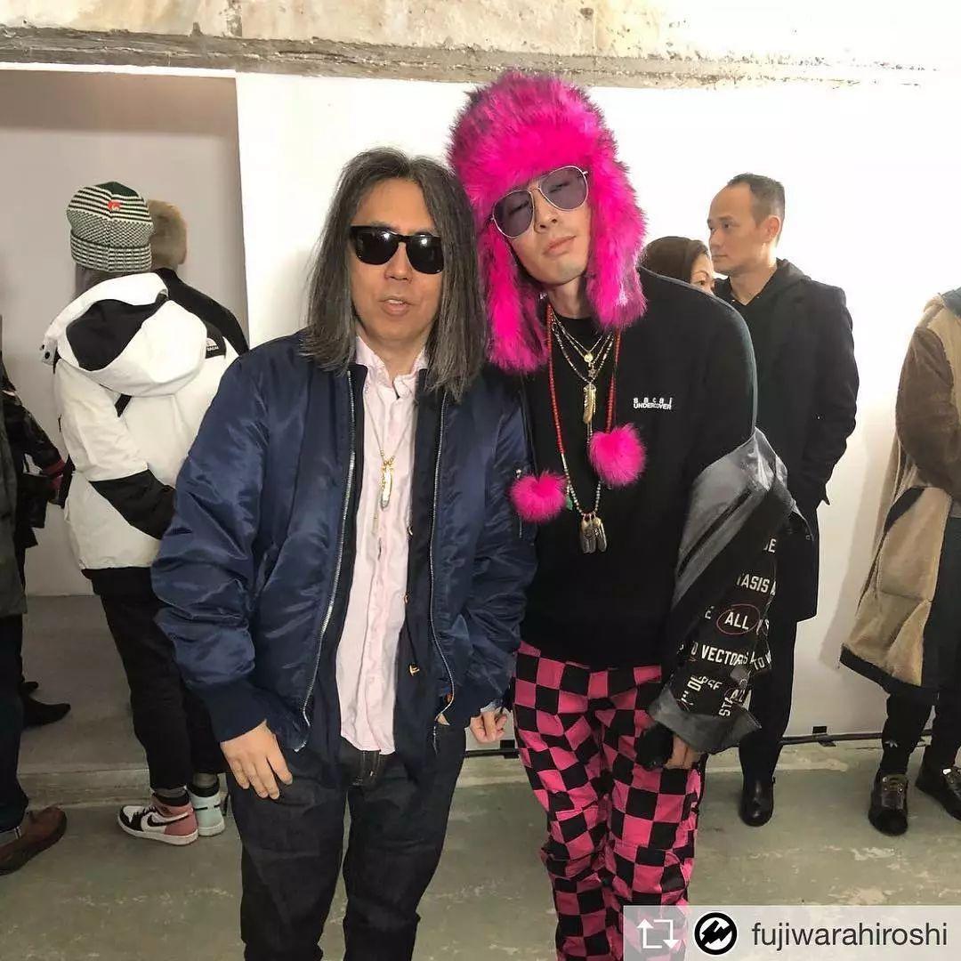 憑藉在潮流圈摸爬滾打多年的經歷,吳建豪也逐漸與gd,nigo,藤原浩等人