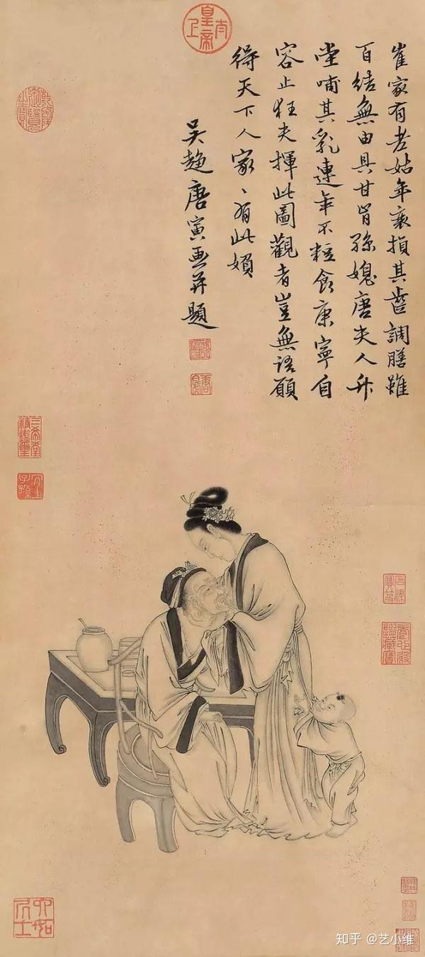 艺术大家 悲情才子唐伯虎的精品画作100幅！ 知乎