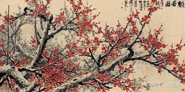 关山月大作首次亮相，且看此株红梅花落谁家？ - 知乎