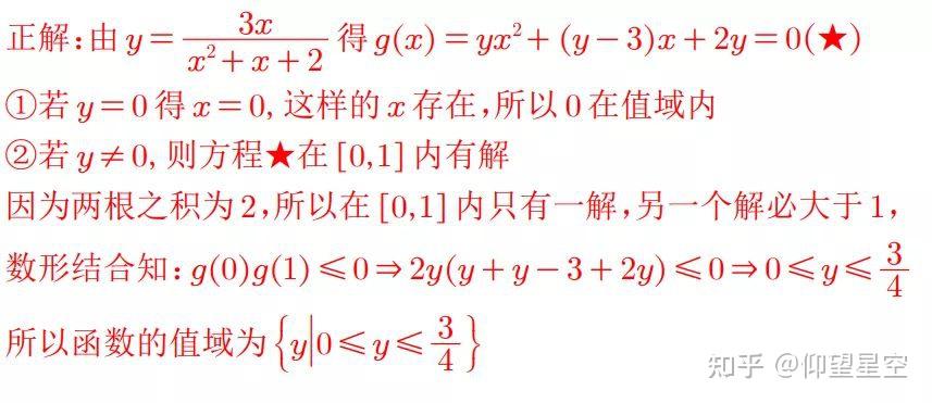 判别式法(Δ法)俗称“万能k法”再求函数值域时的注意事项,并不是万能的。 - 知乎