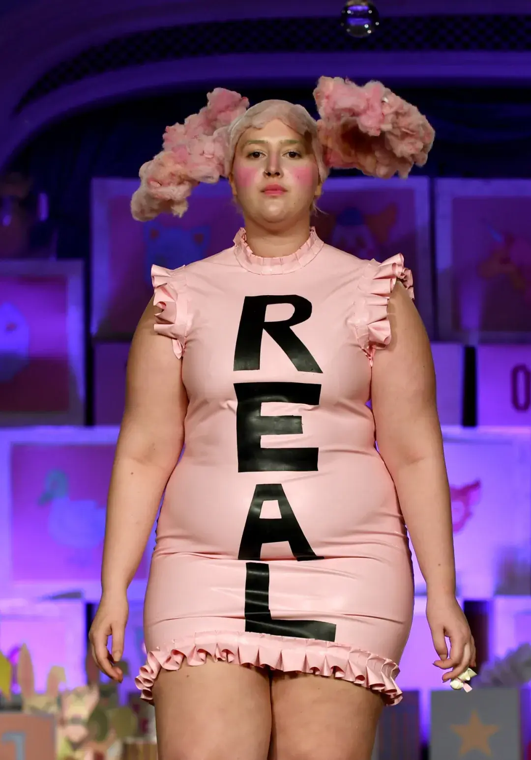 大码网红星二代以胖为荣责骂父母逼她节食大码模特你会后悔的