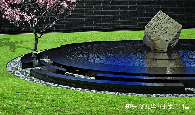 风景园林考研景观理水要点01规则式水体设计