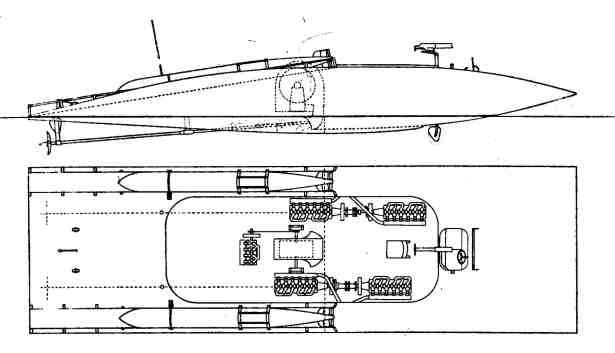 气垫船底部结构图图片