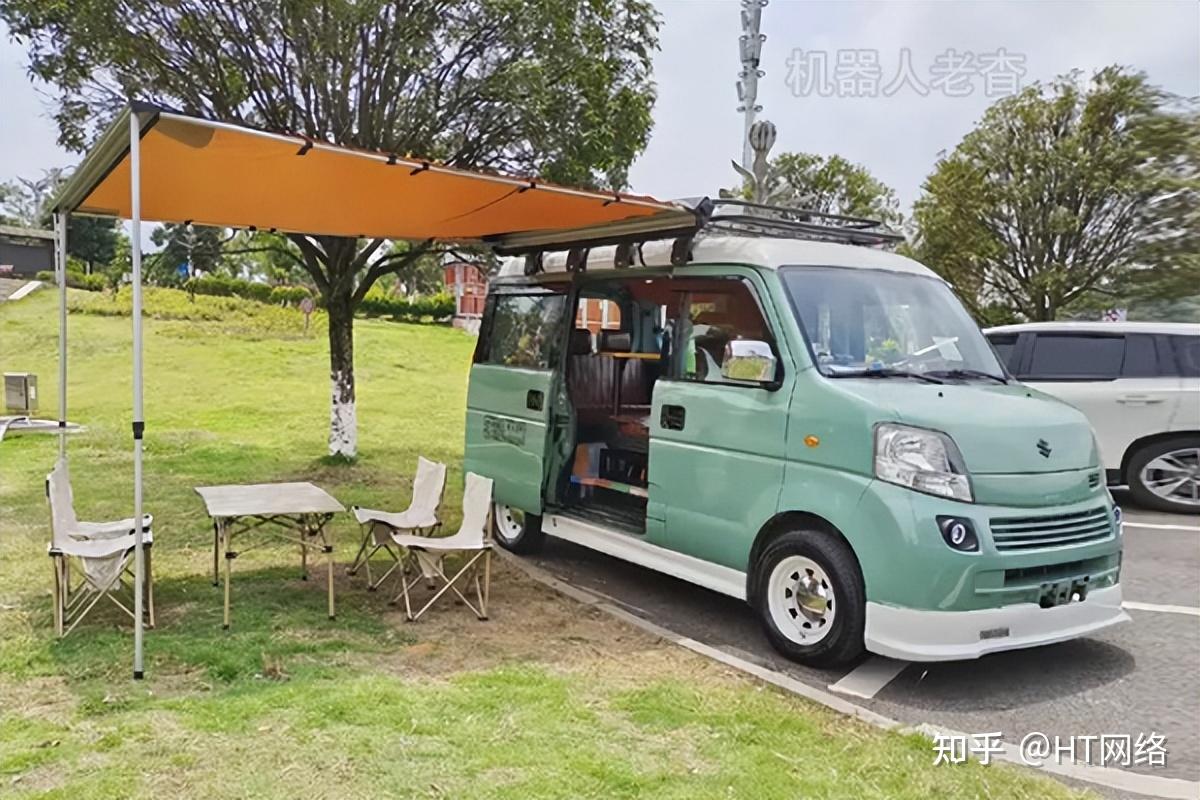 简洁清新微旅居,铃木浪迪改装床车旅行,小面包打造露营车自驾游 - 知乎