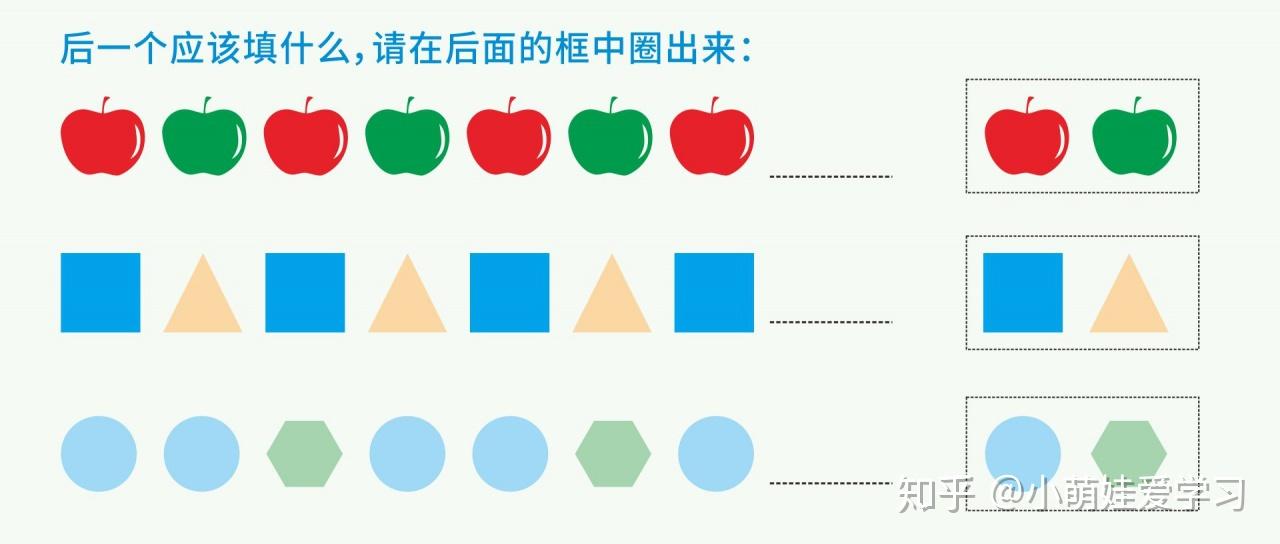 数学一年级找规律题解题思路精讲