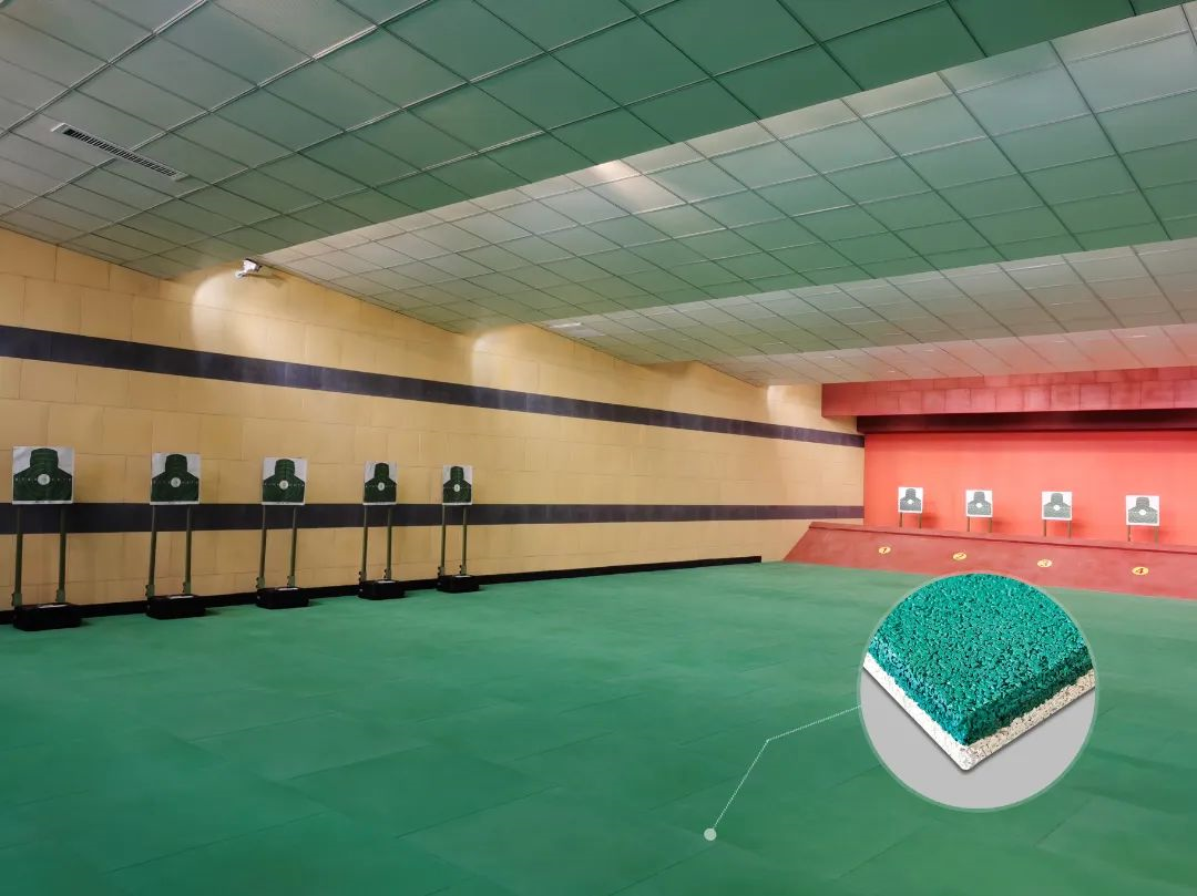 绿谷靶场全防护产品为射击场减震防护助力