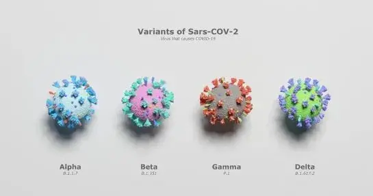 性的变异株会被世卫组织用希腊字母特别命名,比如阿尔法毒株(alpha)