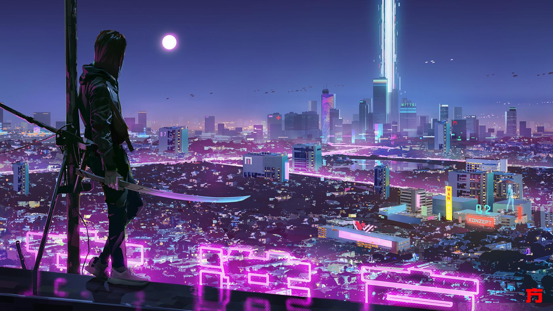 有什么游戏《赛博朋克 2077》好看的壁纸分享下?