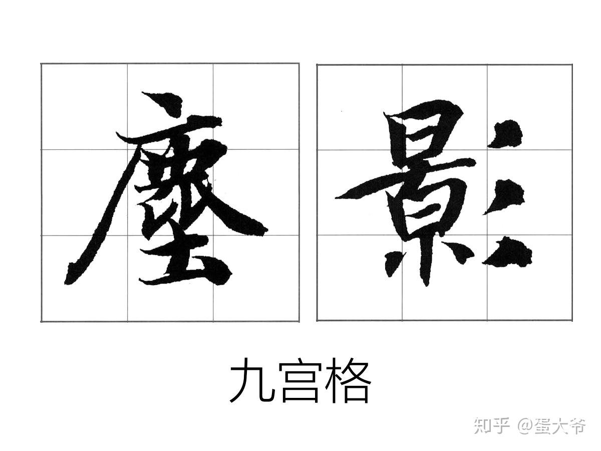 中文字体设计里,「中宫」是指什么?