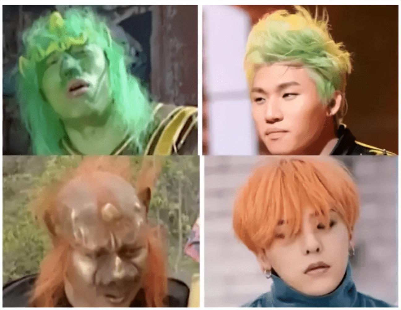 渐变,挑染,这些发色都是西游记玩剩下的这群小妖怪没想到也能领先潮流