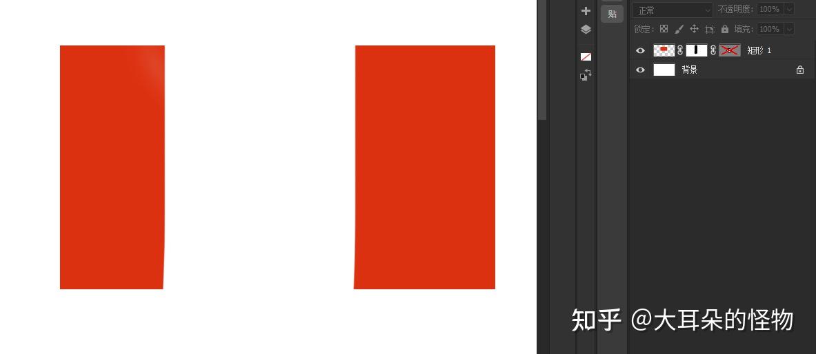 在photoshop里一个图层能加两个蒙版,第2个蒙版是矢量蒙版,这个矢量蒙版怎么使用它有什么作用? - 知乎