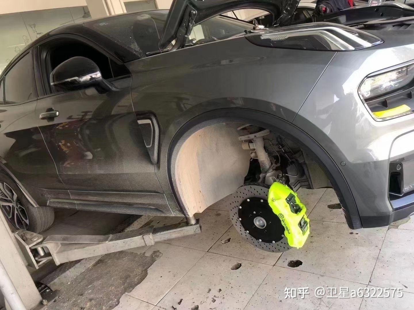 领克05刹车改装brembogt6大六卡钳帅气灵敏制动