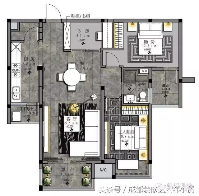 PS彩色平面图教程(室内设计必学技能) - 知乎