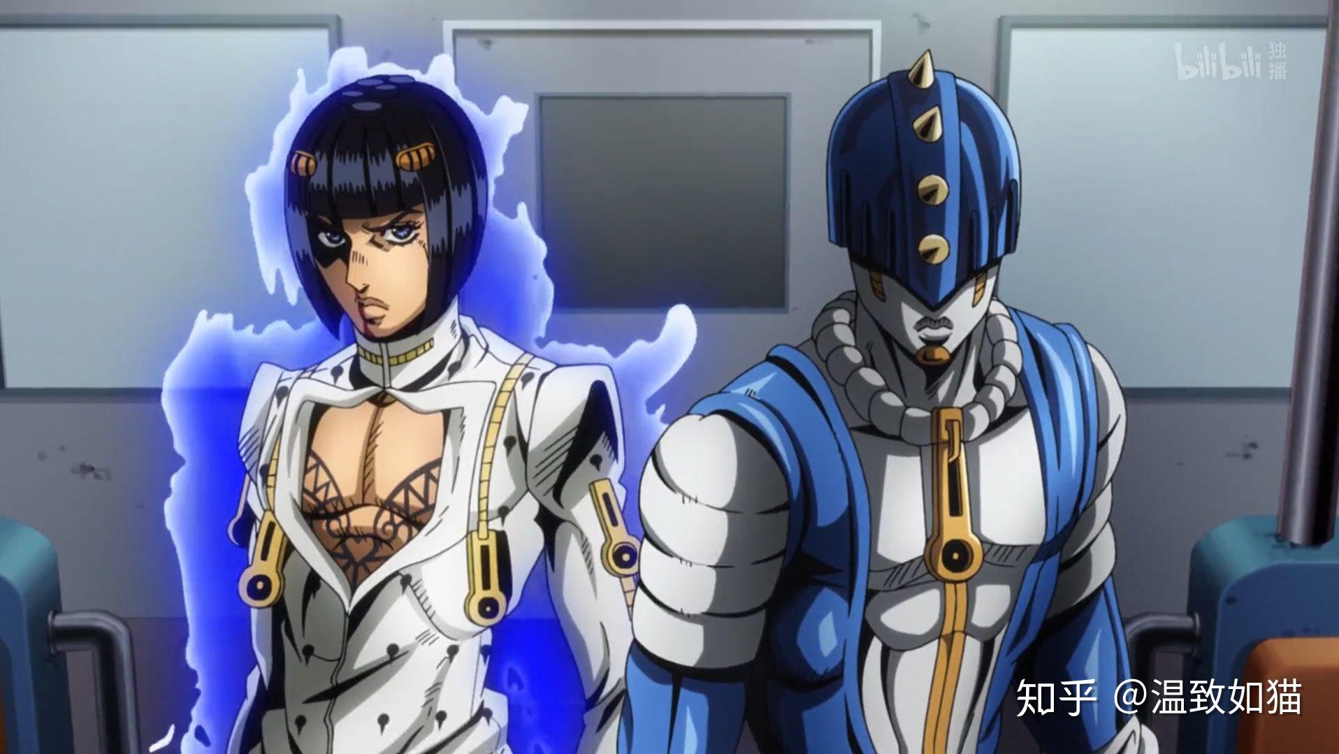 有jojo系列角色与替身一起的动画截图吗