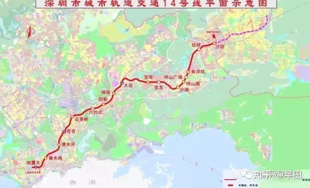 深圳地铁1-33号线线路图（含规划及在建） - 知乎