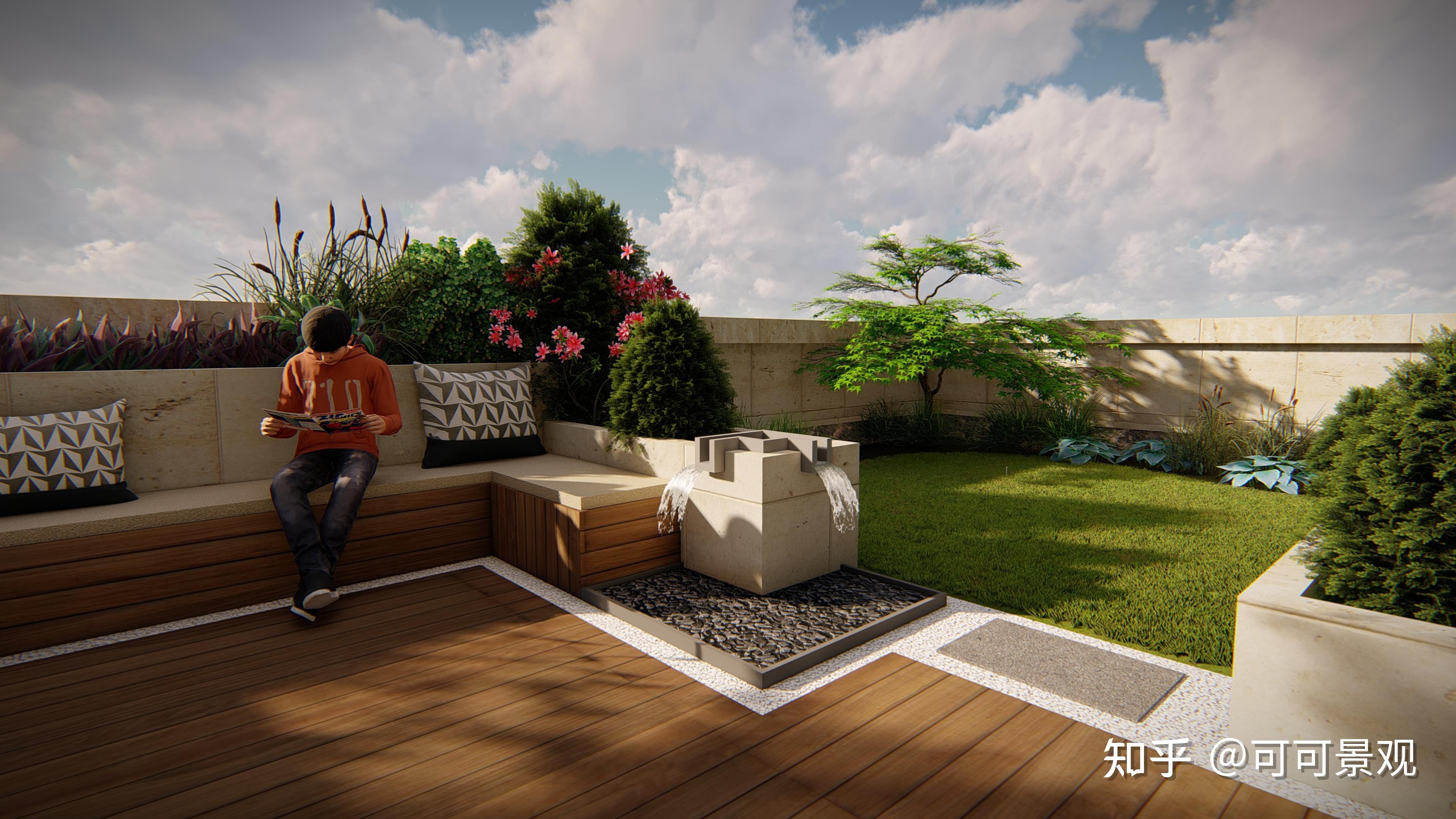 别墅庭院设计巧妙设计庭院的小技巧学会一两招还怕庭院不美