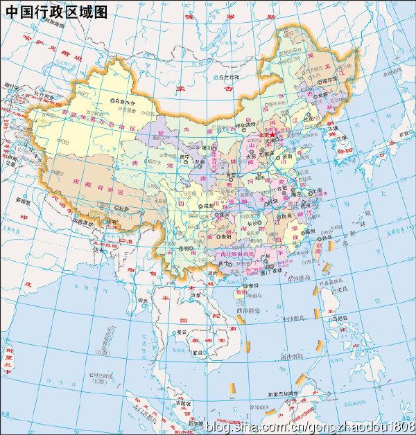 中国各省面积排名 - 知乎