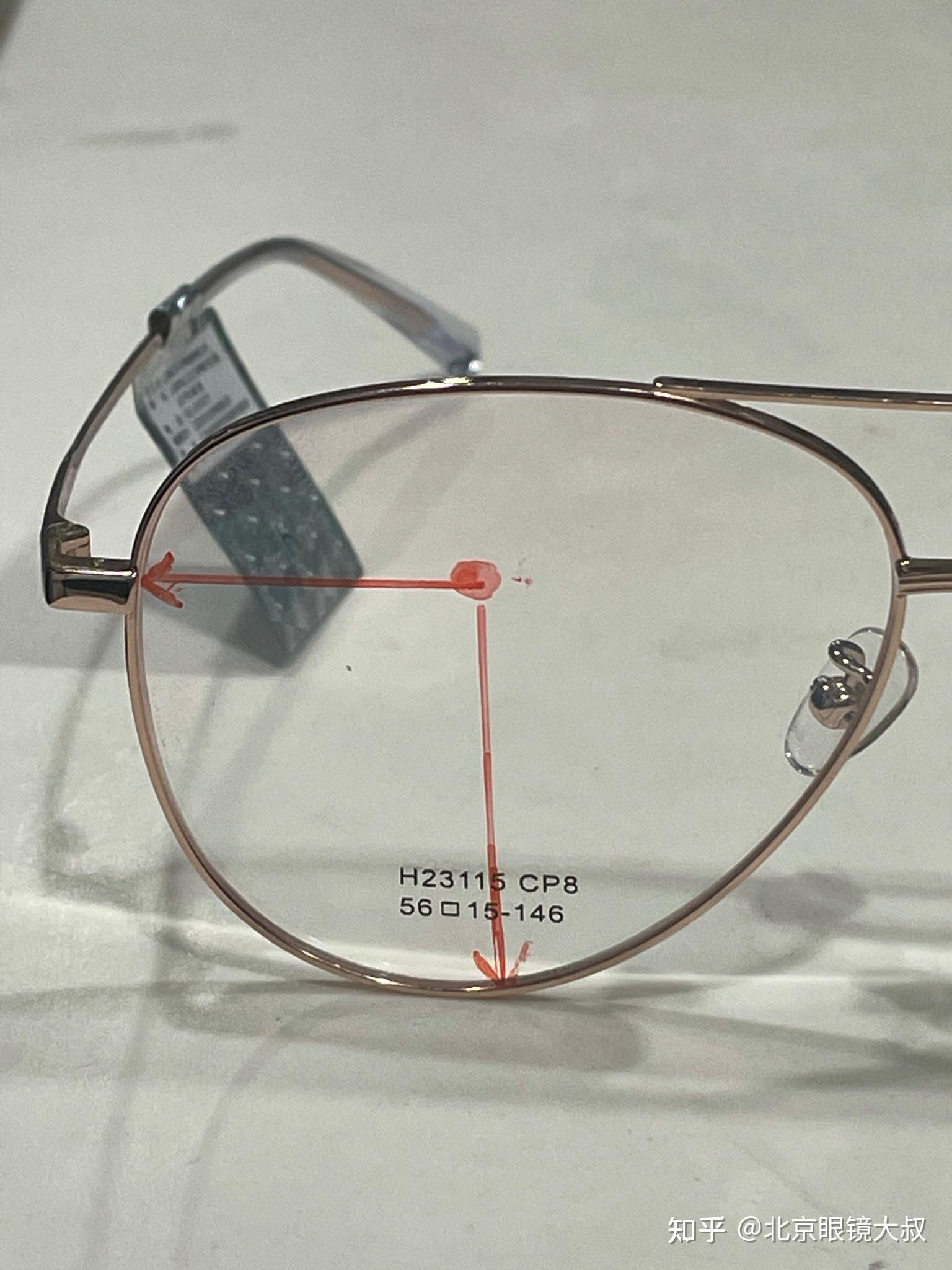 移心量相同的镜框哪个配出来更薄有什么规律大叔来总结