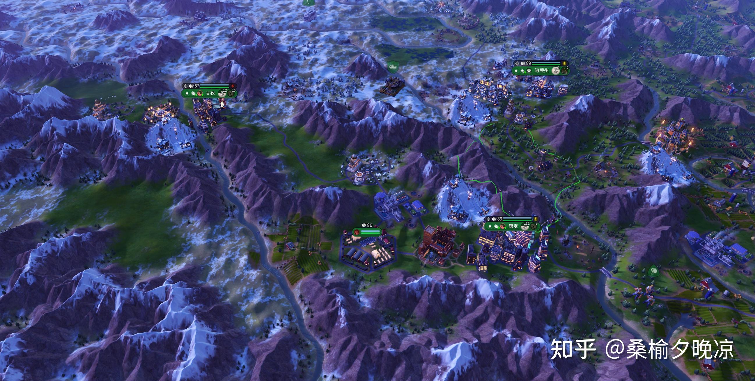 用文明6的超大地图,按照真实的中国历史建造城市