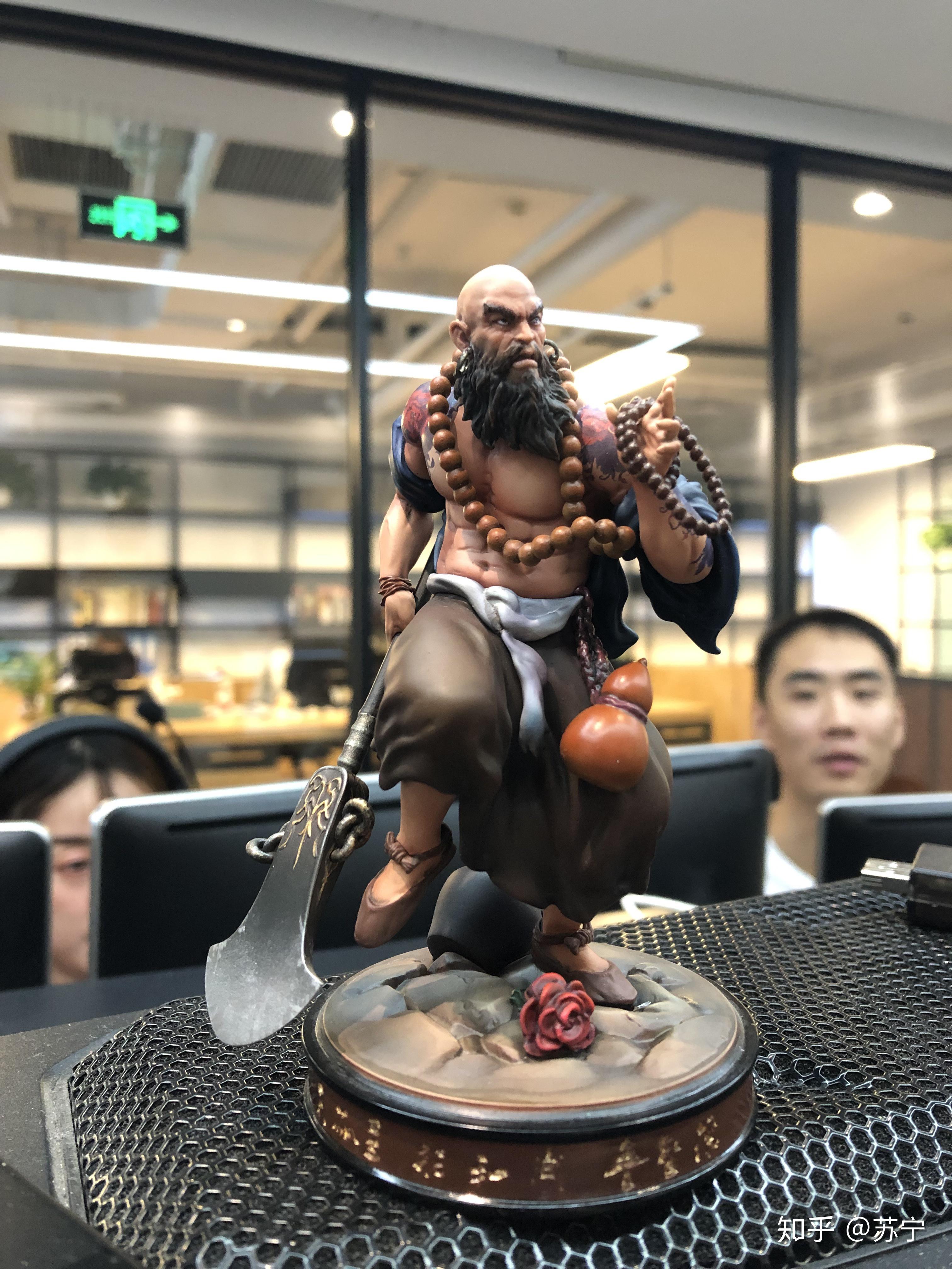 0已经完成的第一弹001号人物【天孤星】"花和尚"鲁智深,涂装大货已经