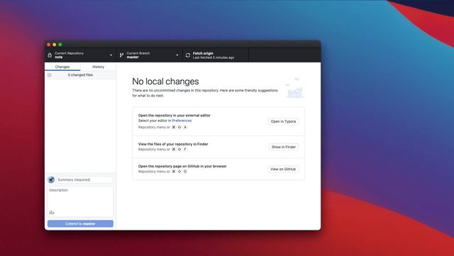 也许你可以这样记笔记 GitHub Desktop + Typora + PicGo - 知乎