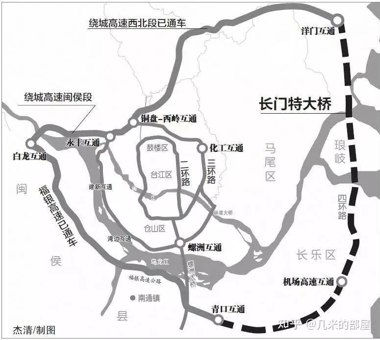 福州新“四环”规划发布,格局终于打开? - 知乎
