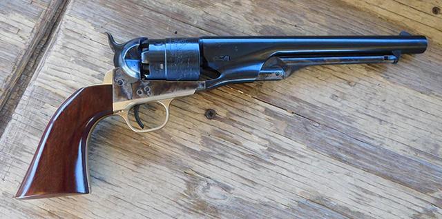 前金属定装弹时代,最完美的战斗手枪——雷明顿m1858型转轮手枪