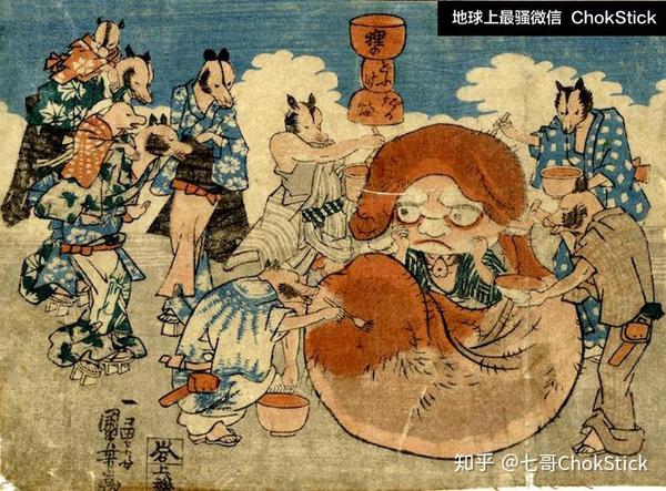 为什么日本画中的狸猫都有个巨大睾丸 知乎