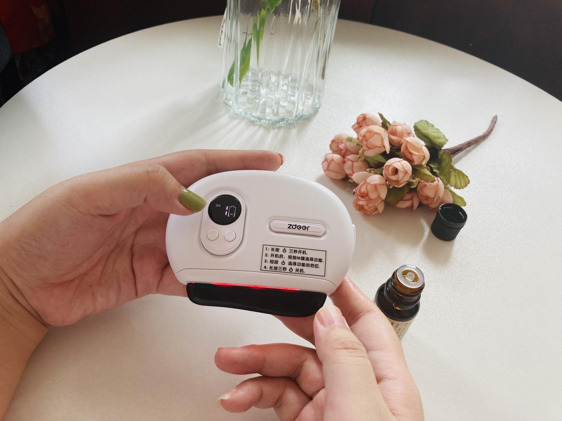 左点迷你砭石按摩器面部美容全身刮痧按摩一板搞定