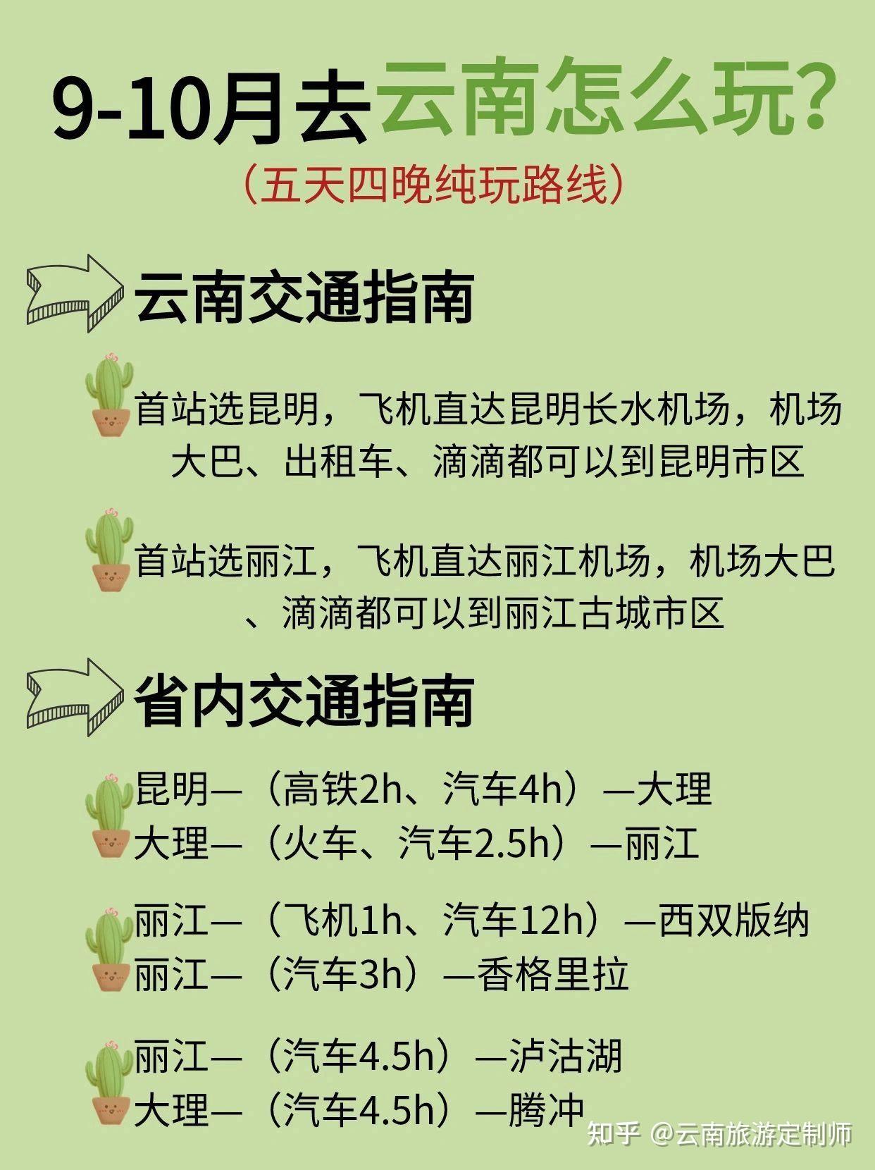 9-11月去云南怎么玩?五天四晚纯玩攻略 - 知乎