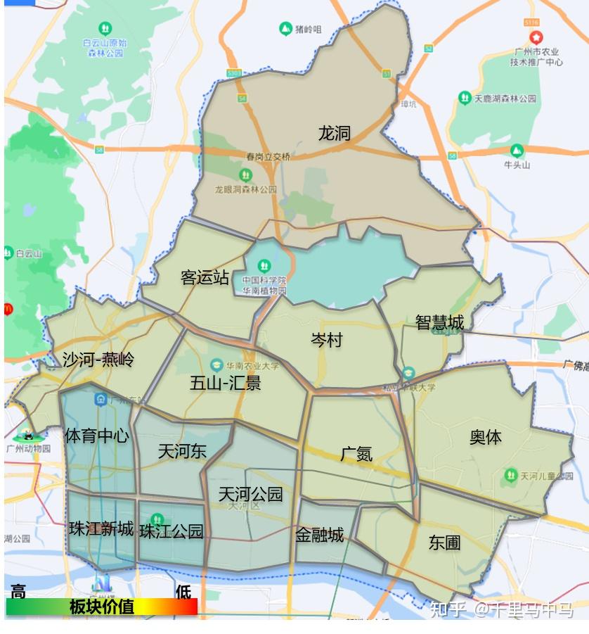 广州时尚天河地图图片