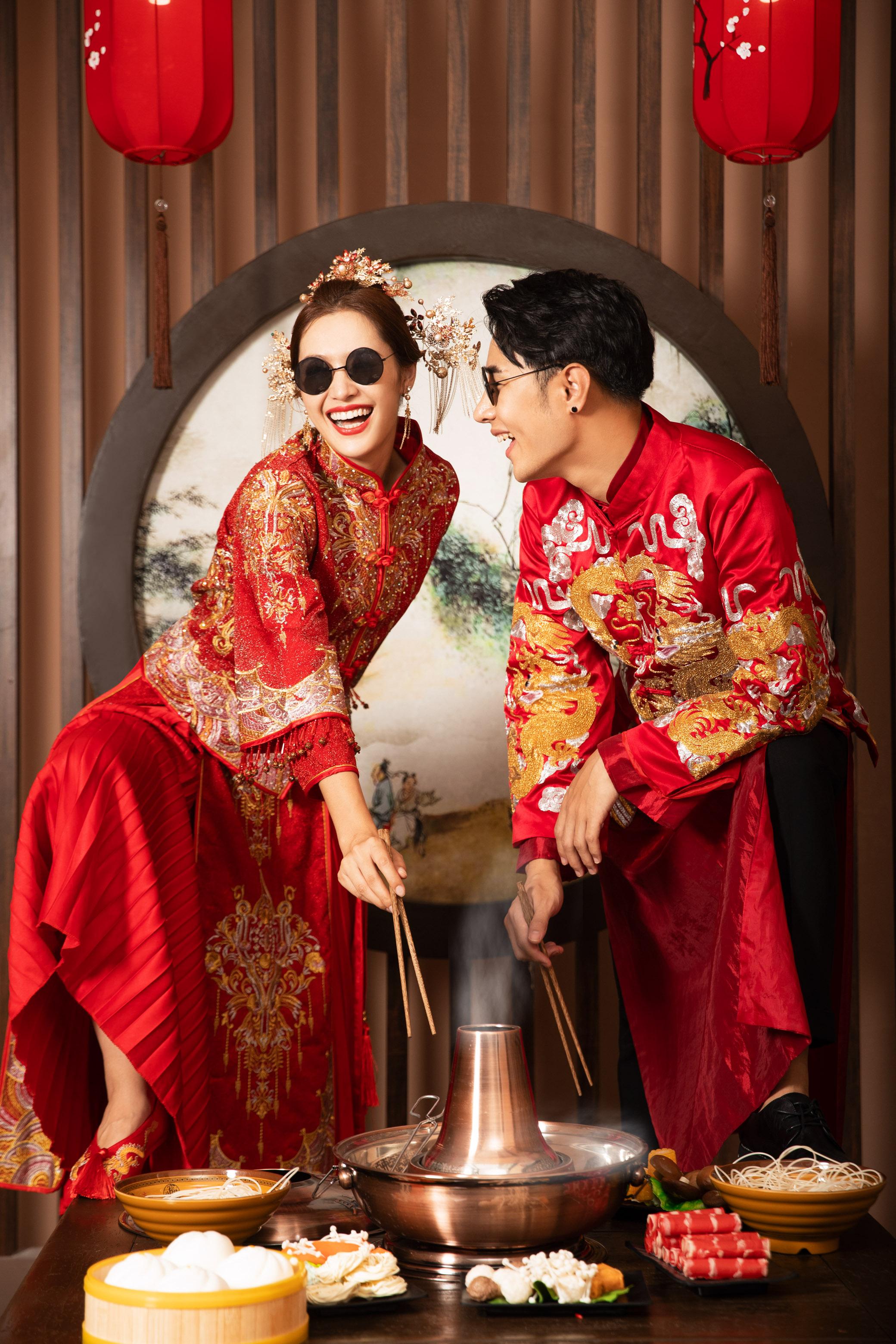 新中式婚照系列演绎国潮新风尚给你婚纱照新选择