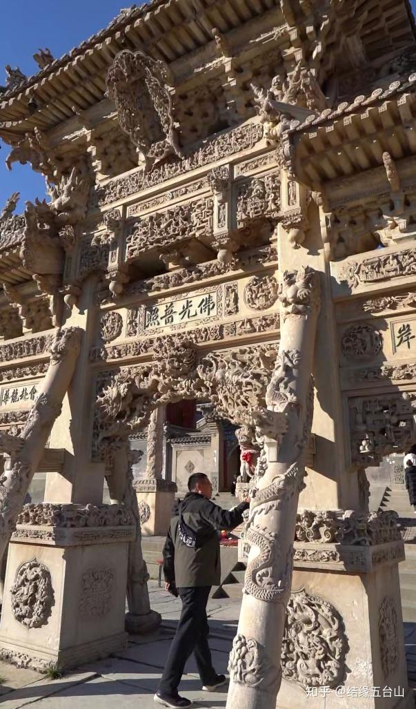 華北石雕第一寺五臺山龍泉寺