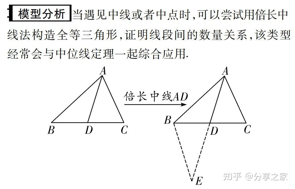 初中数学中几何“中点问题”七大模型 - 知乎
