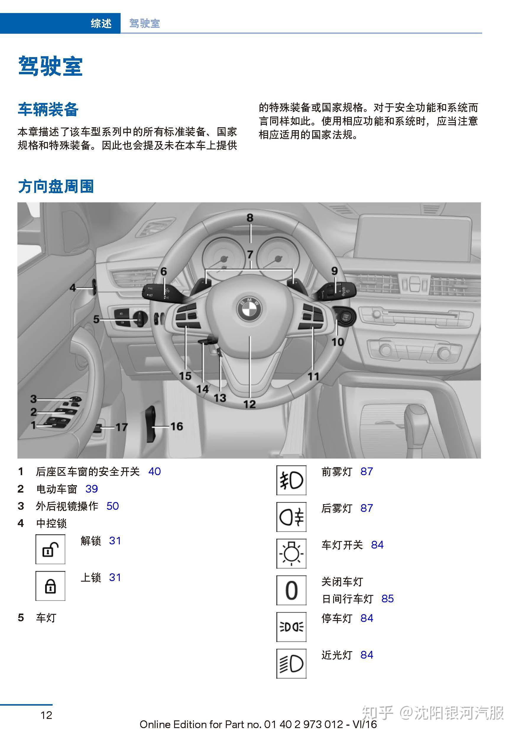 宝马x1车主必备：宝马x1使用说明书电子版｜全新宝马x1用户手册｜宝马x1保养手册 知乎 9061