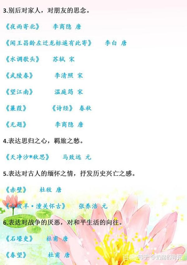初中语文古诗题赏析 - 知乎
