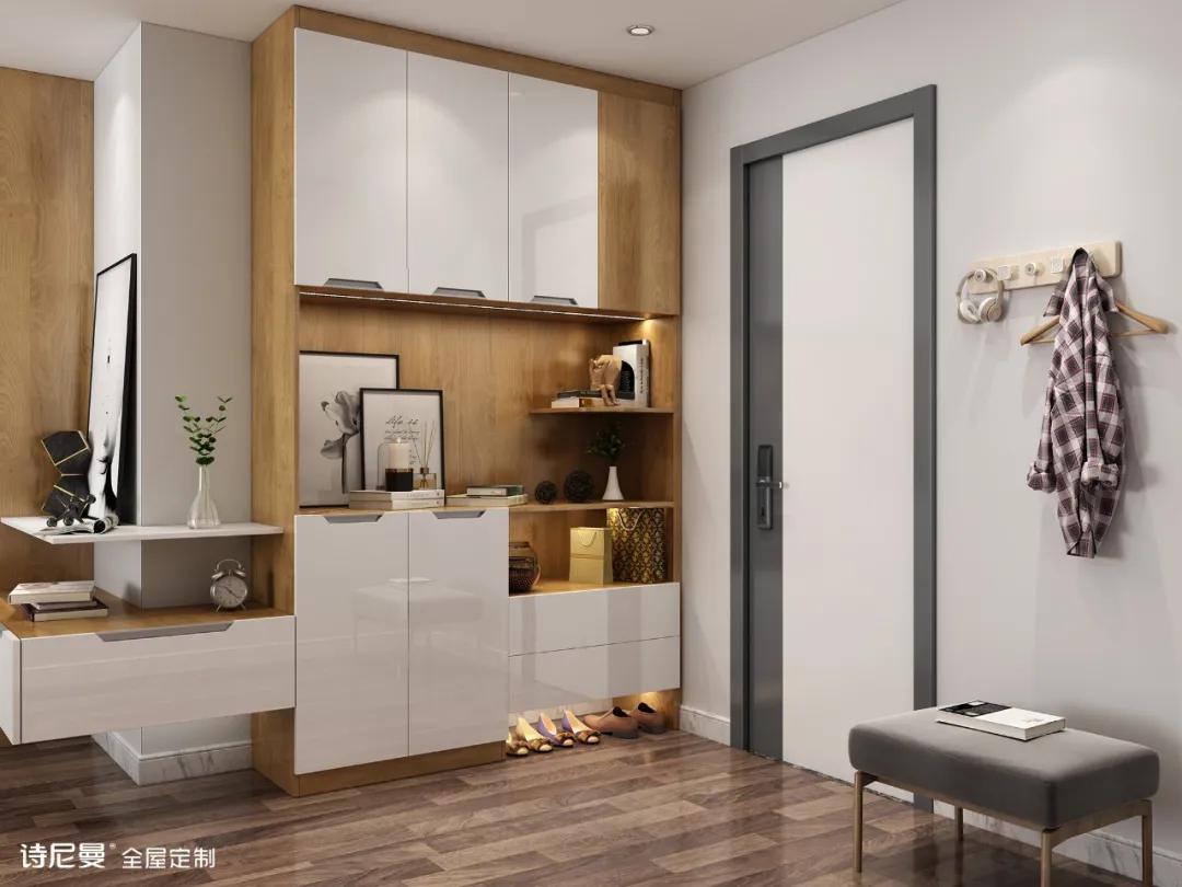 9款高颜值超实用入户玄关设计1㎡简直可当5㎡用