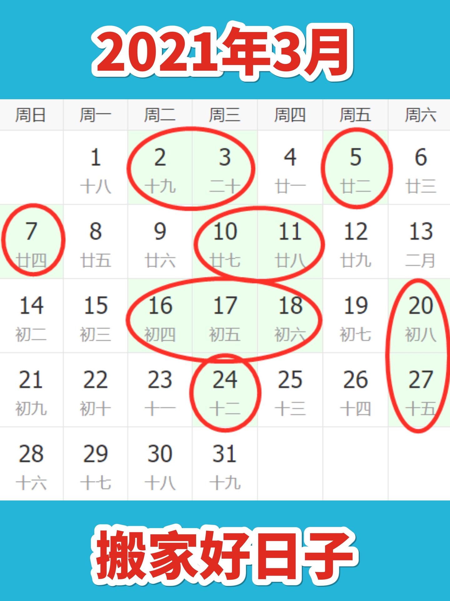 21年3月搬家吉日出炉 知乎