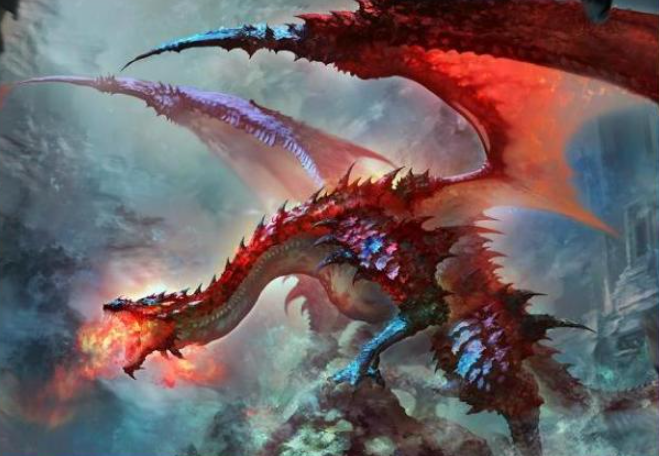 万智牌原创卡牌暗月降临系列龙巢守卫