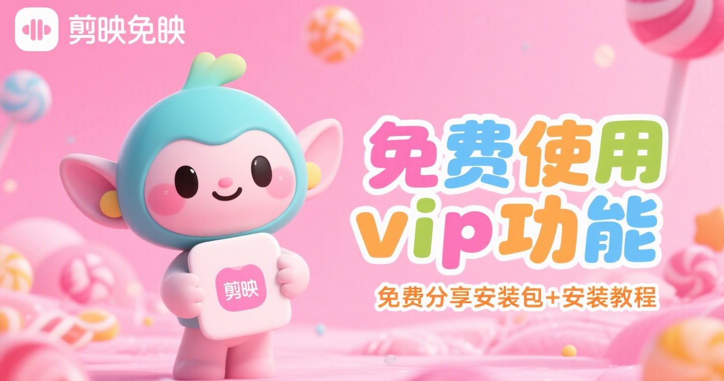 剪映如何免费使用vip功能,免费分享安装包+安装教程 - 知乎