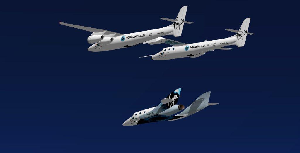 美国太空船一号(spaceshipone),一种采用空中发射火箭