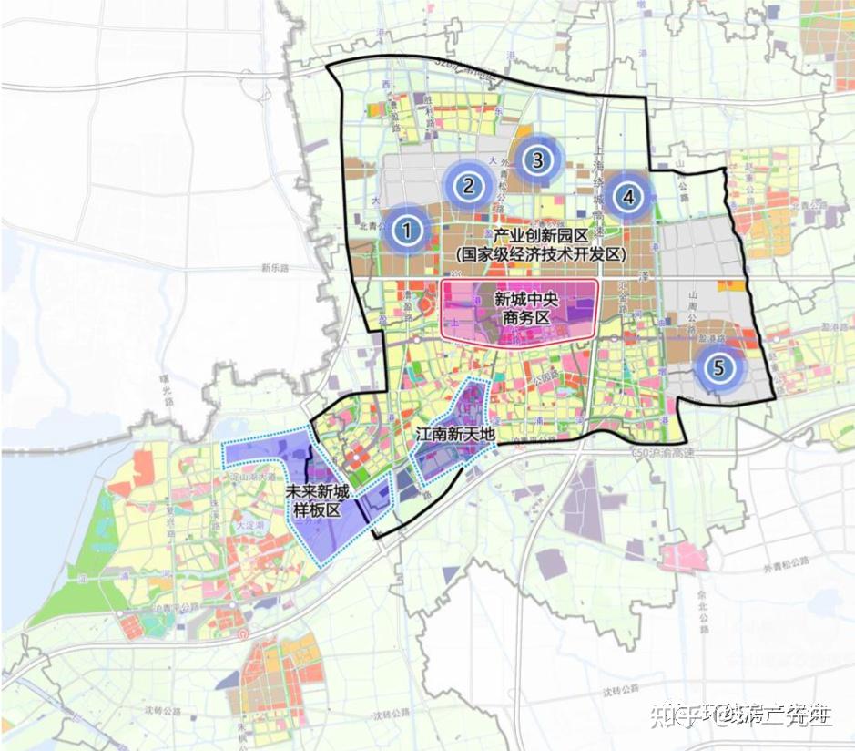 其他沒有通地鐵的重固,白鶴以及青西金澤,練塘幾無地產項目.