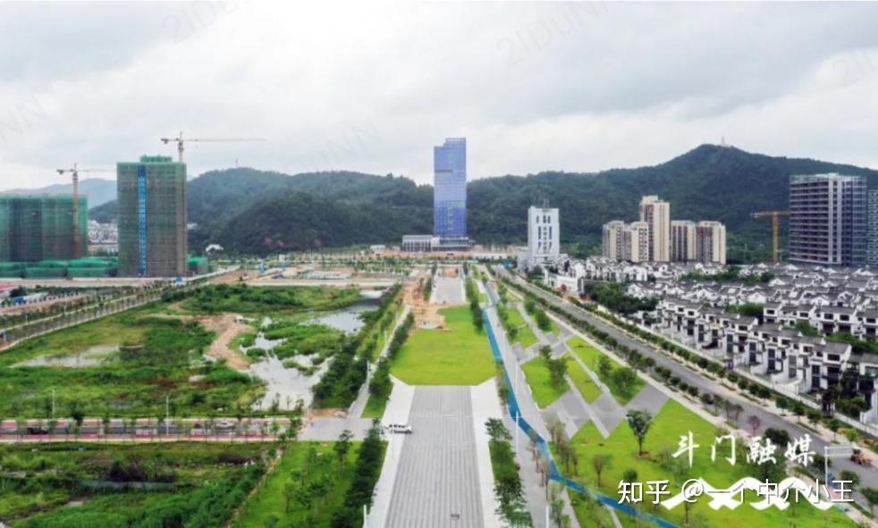 宫粉紫荆秋枫斗门超大中轴线景观广场来了完工在即