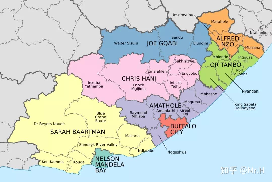南非开普敦地理位置图片